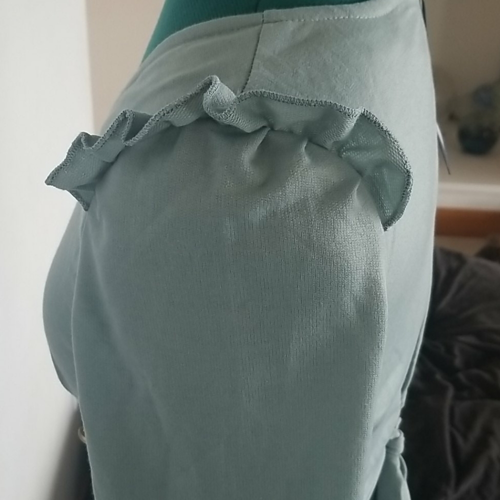 Long Sleeved Baby Blue Dress! NWT! - Picture 4 of 7